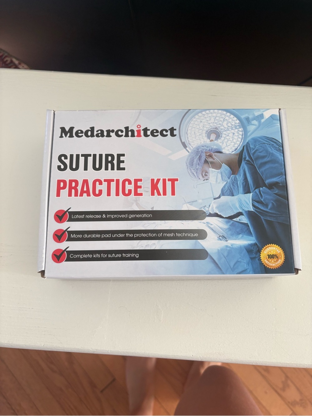 Medarchitect Suture Pocket Guide - Mint, Red, Pink